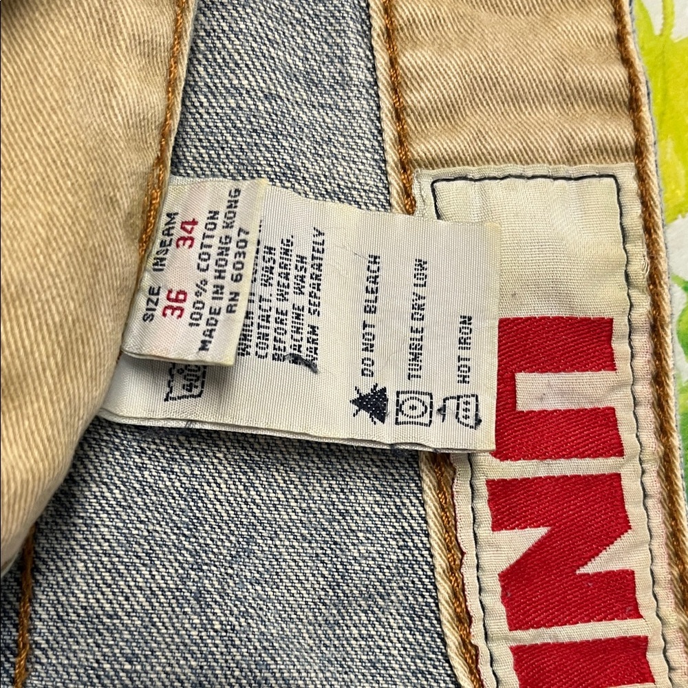 UNIONBAY Men's Relaxed Jeans - Blue and Tan